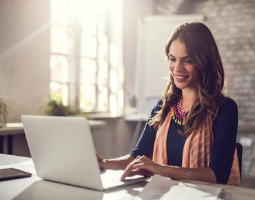 Woman On Laptop