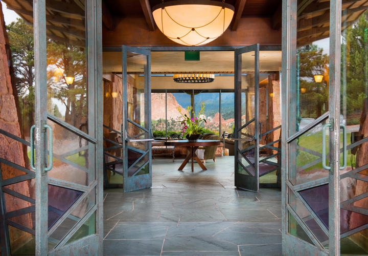 Hotel Lobby Entrance